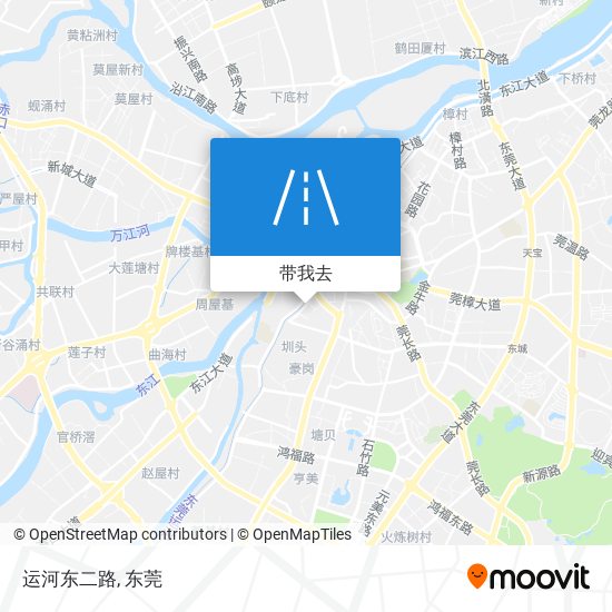 运河东二路地图