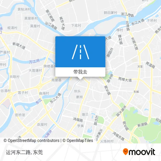运河东二路地图