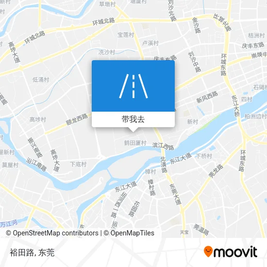 裕田路地图
