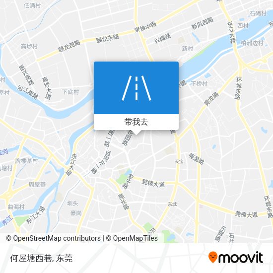 何屋塘西巷地图