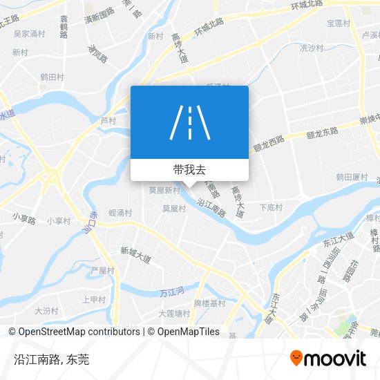 沿江南路地图