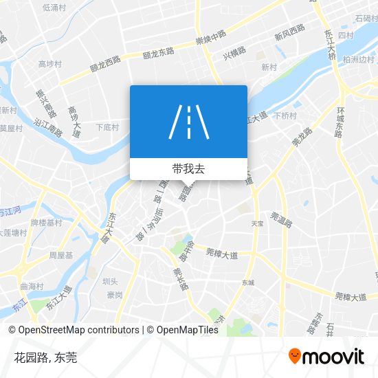 花园路地图