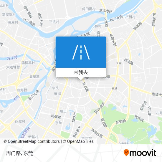 周门路地图
