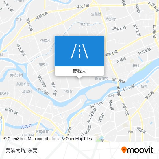 莞潢南路地图