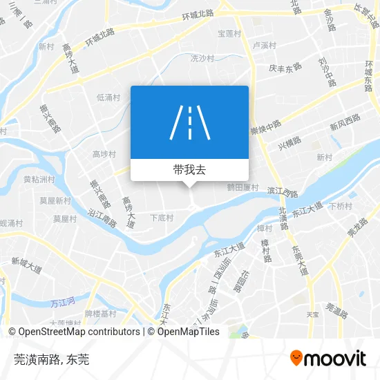 莞潢南路地图
