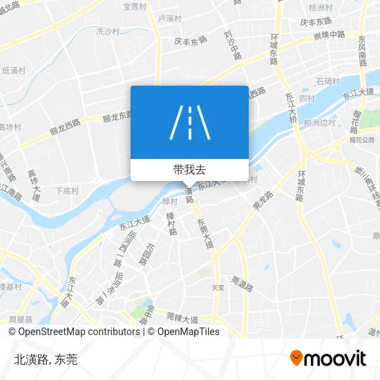 北潢路地图