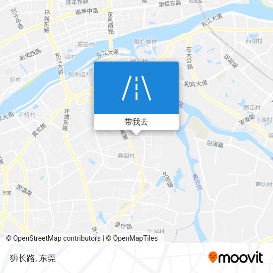 狮长路地图