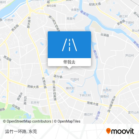 温竹一环路地图