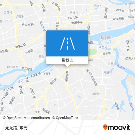 莞龙路地图