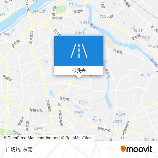 广场路地图