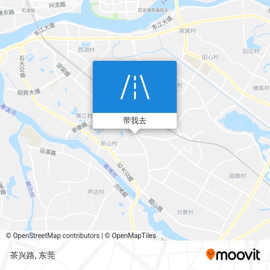 茶兴路地图