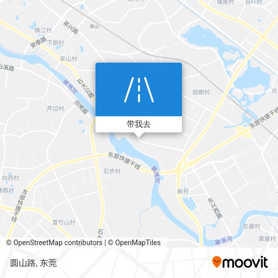 圆山路地图