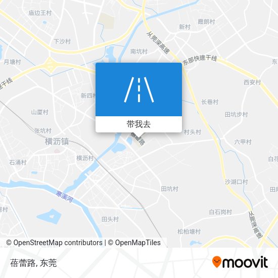 蓓蕾路地图