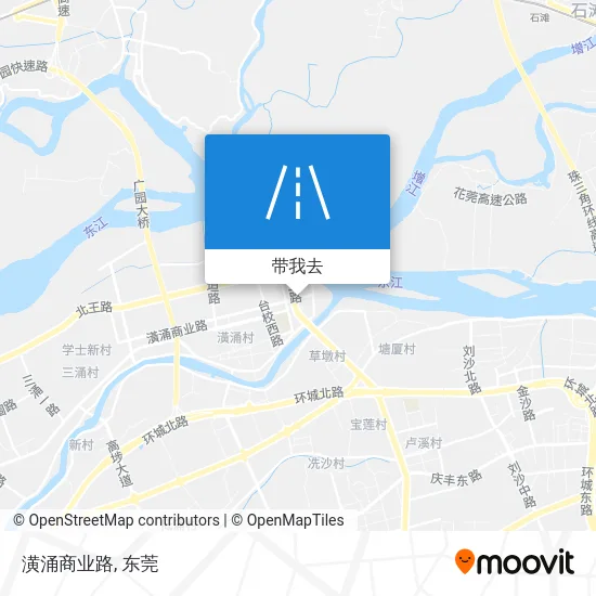 潢涌商业路地图