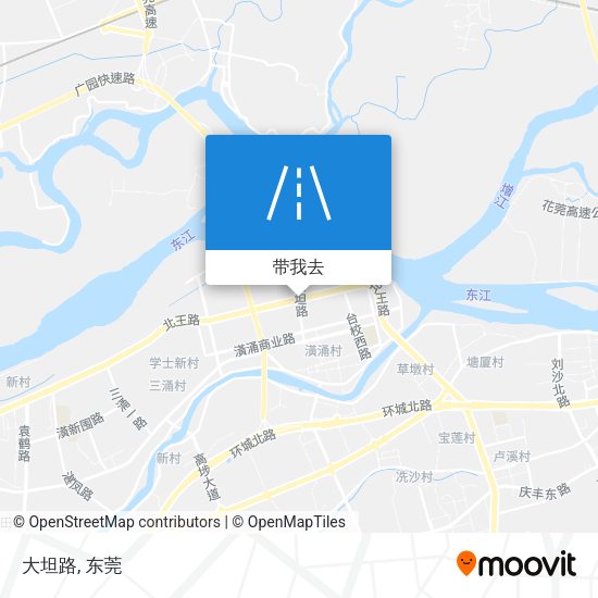大坦路地图