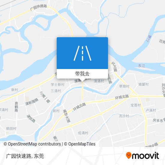 广园快速路地图