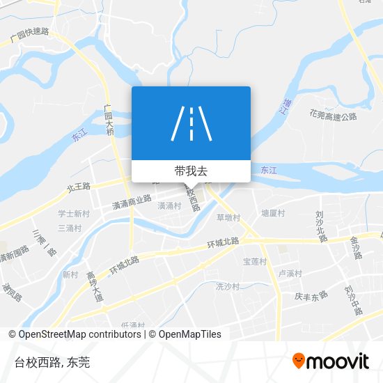 台校西路地图