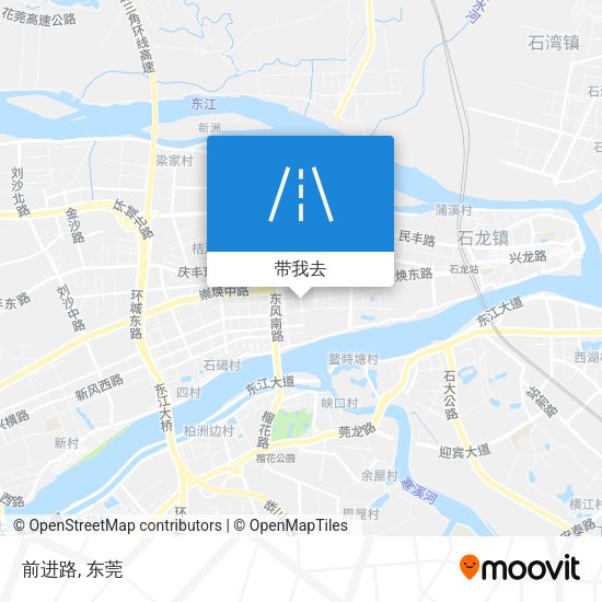前进路地图