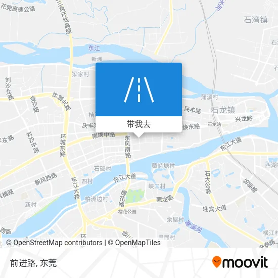 前进路地图