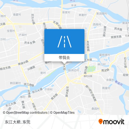 东江大桥地图