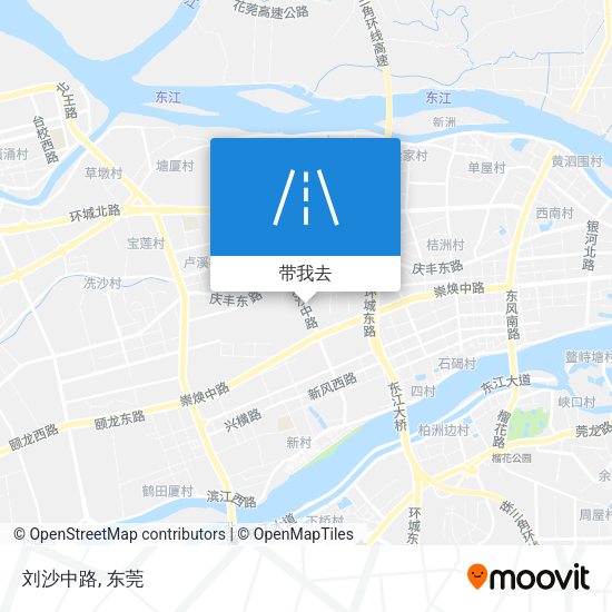 刘沙中路地图