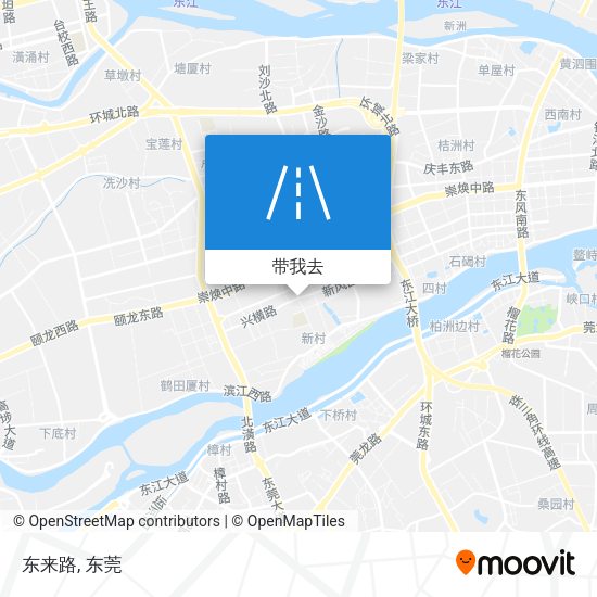 东来路地图