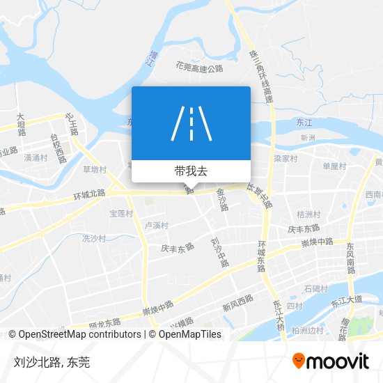刘沙北路地图