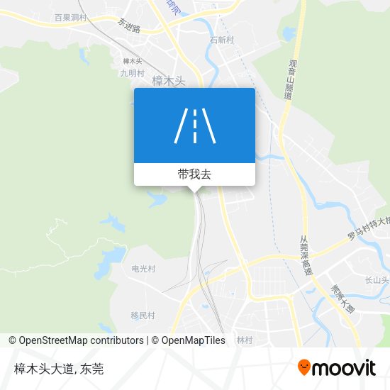 樟木头大道地图