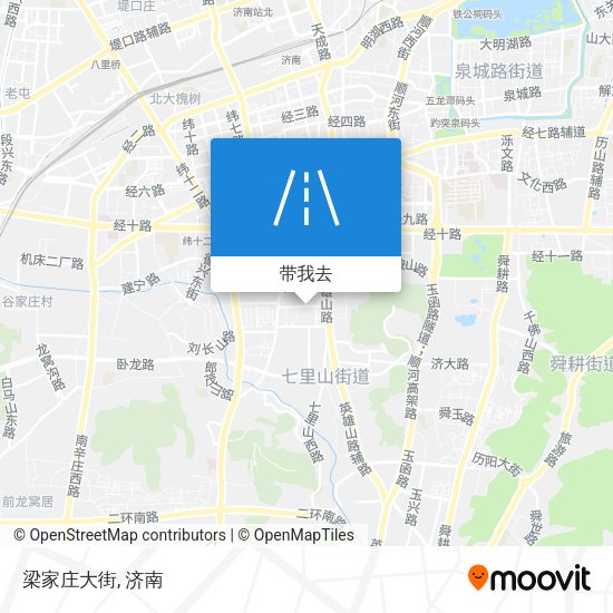 梁家庄大街地图