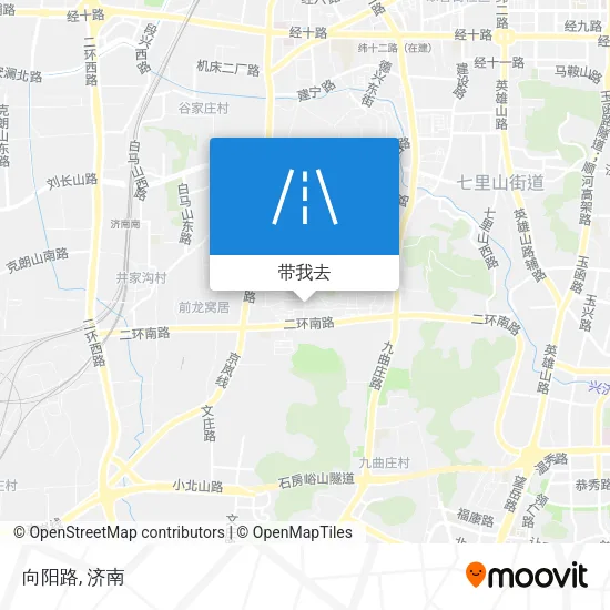 向阳路地图