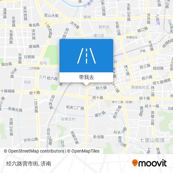 经六路营市街地图