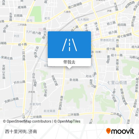 西十里河街地图