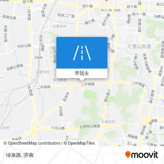 绿泉路地图
