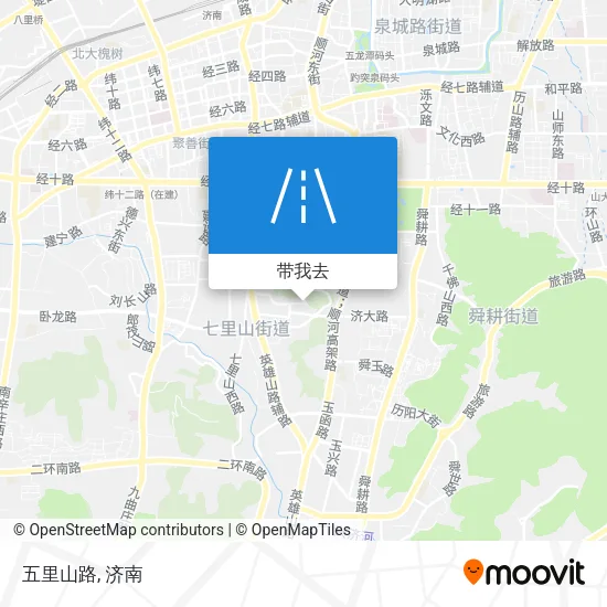 五里山路地图