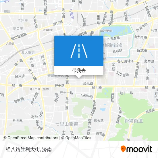 经八路胜利大街地图
