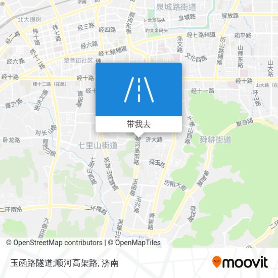 玉函路隧道;顺河高架路地图