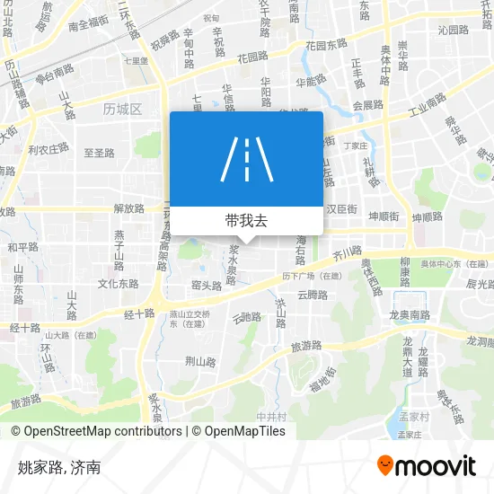 姚家路地图