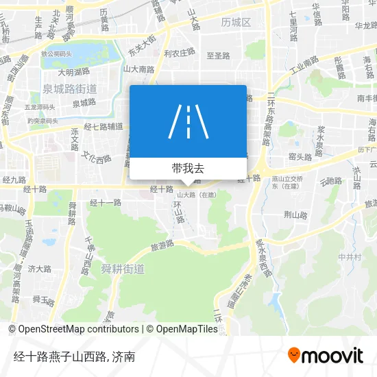 经十路燕子山西路地图