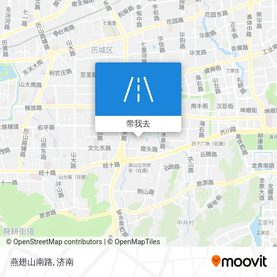 燕翅山南路地图