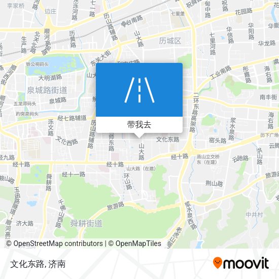 文化东路地图