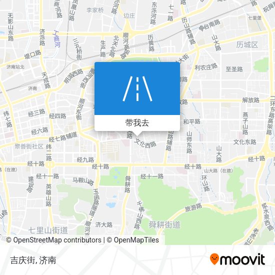 吉庆街地图