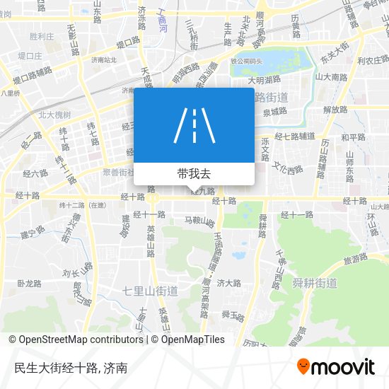 民生大街经十路地图