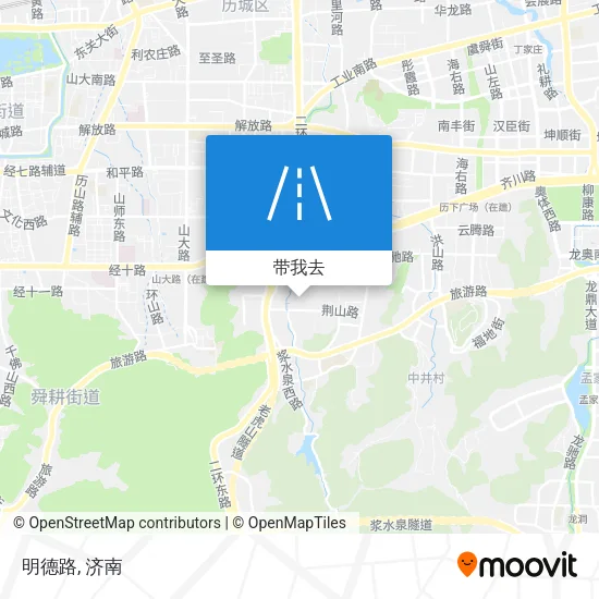 明德路地图