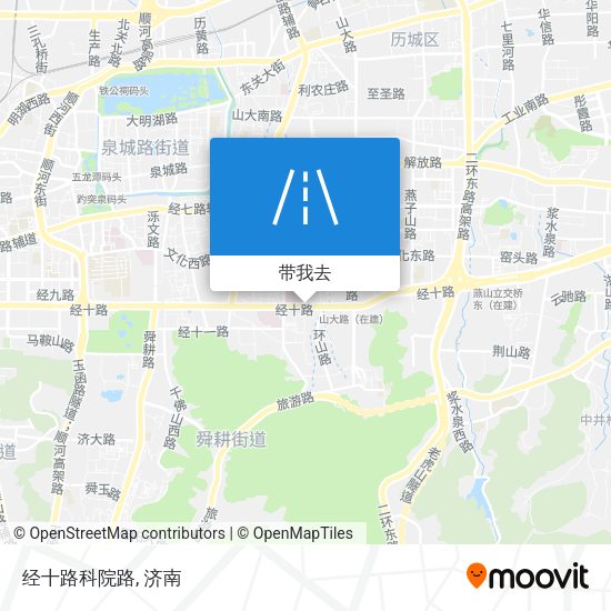 经十路科院路地图