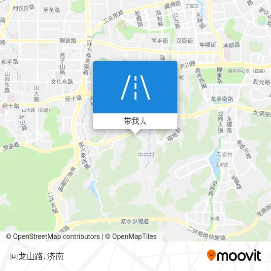 回龙山路地图