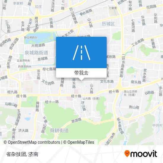 省杂技团地图