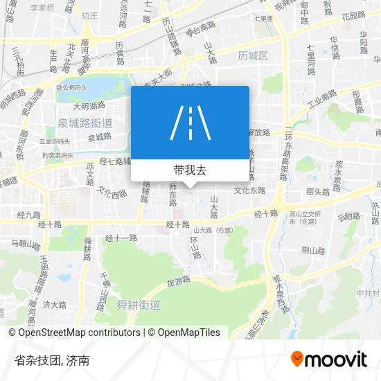 省杂技团地图