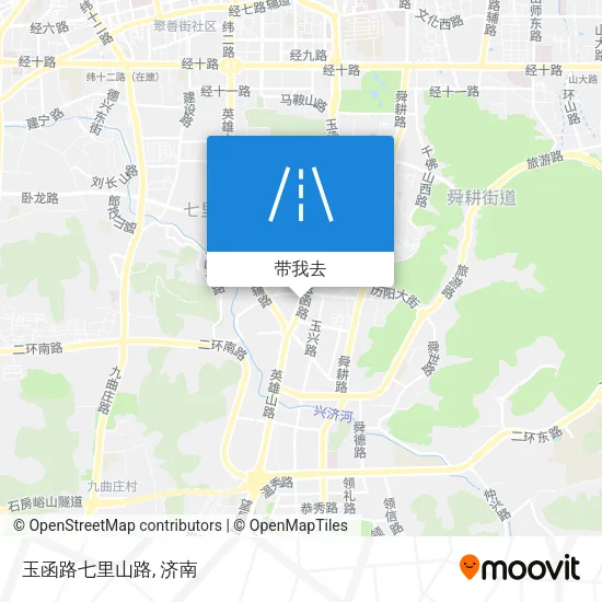 玉函路七里山路地图