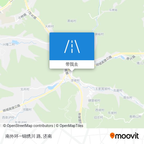 南外环—锦绣川 路地图