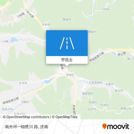 南外环—锦绣川 路地图